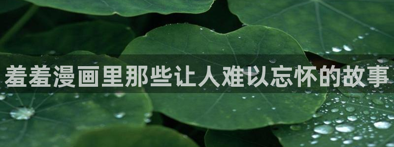 yy漫画韩漫首页：羞羞漫画里那些让人难以忘怀的故事